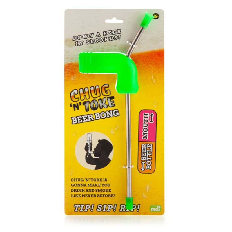 Beer Snorkel Chug n Fun Green