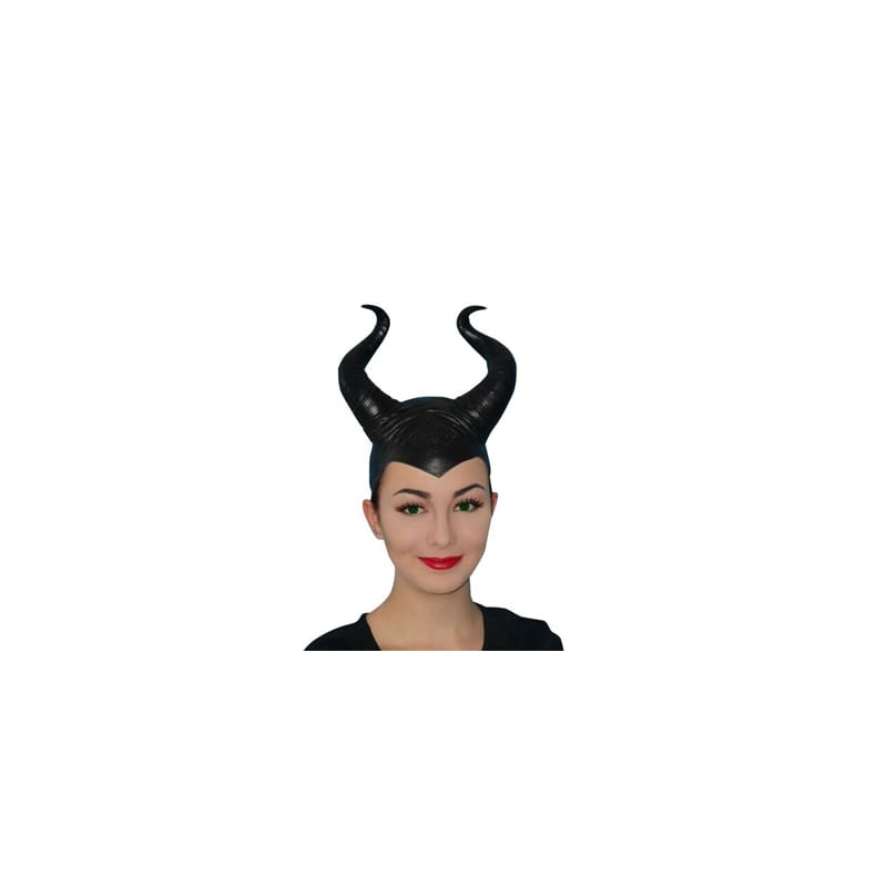 Headband Demon Horns Maleficent Black CP