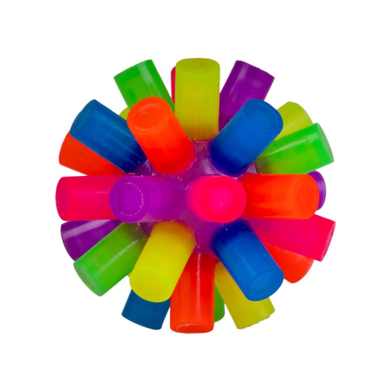 Bouncing Ball Light Up Spiky Rainbow