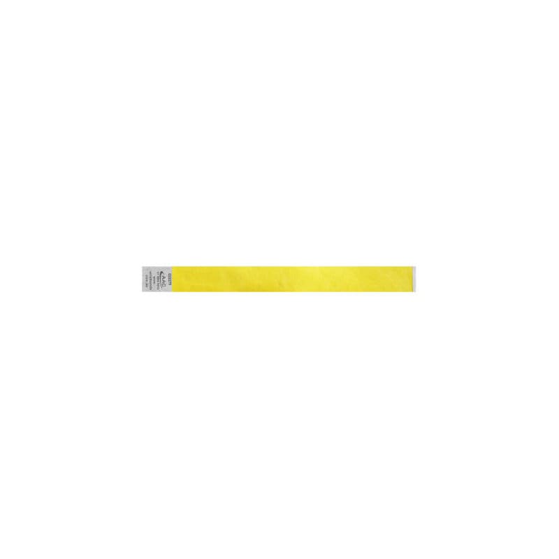 Wrist Band Yellow Tyvek 19mm