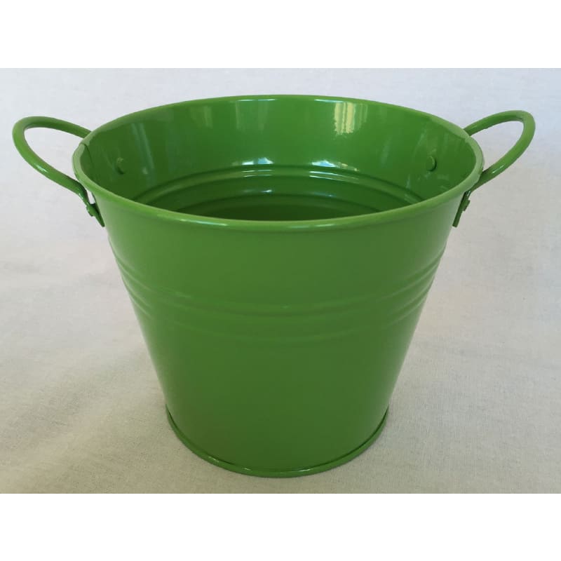 Bucket Tin Lime Green NLA