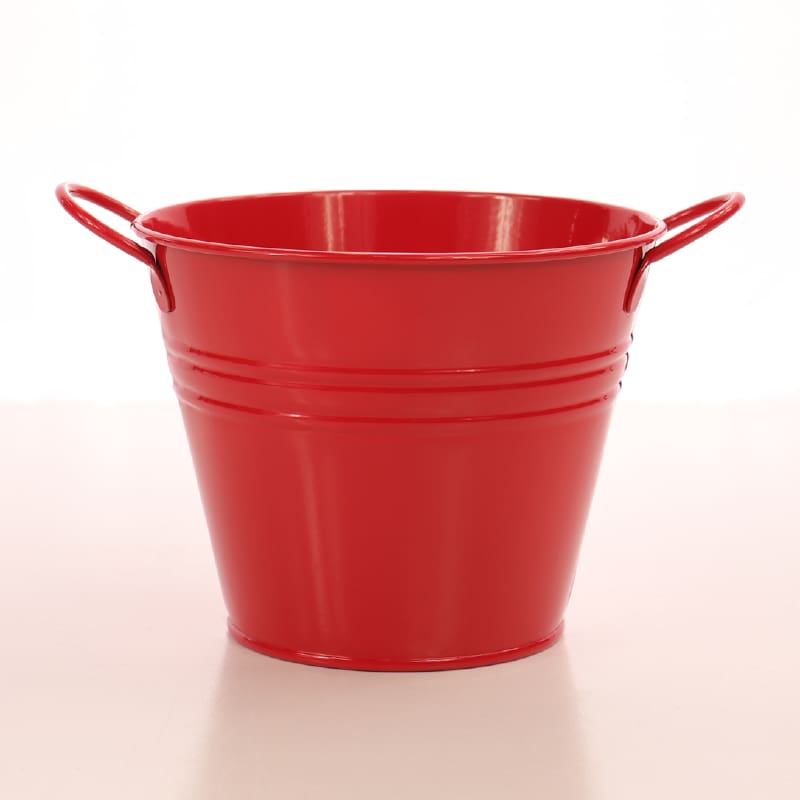 Bucket Tin Red
