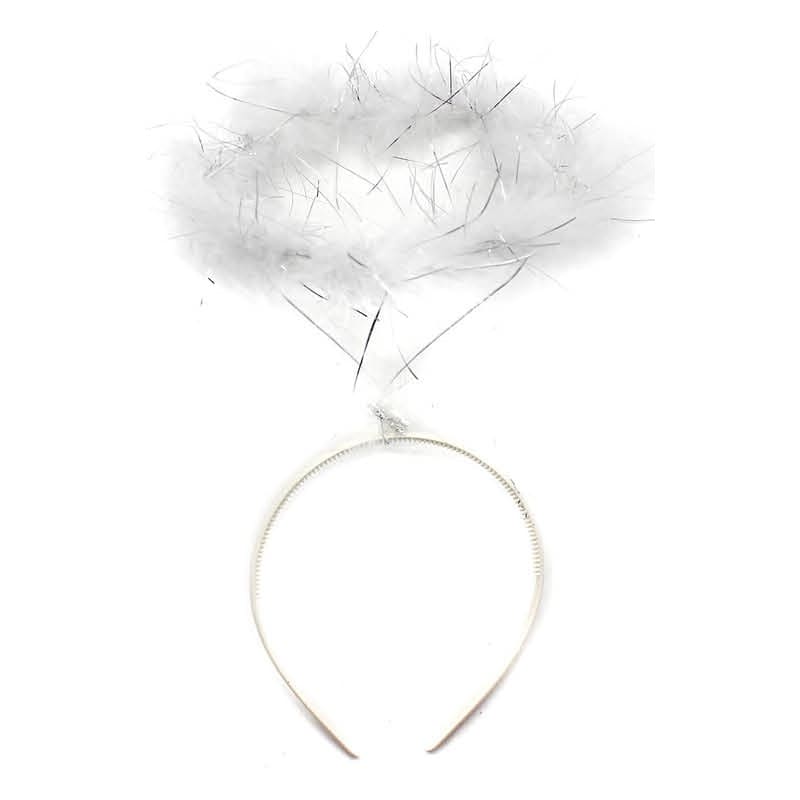 Halo Angel Feather Band White