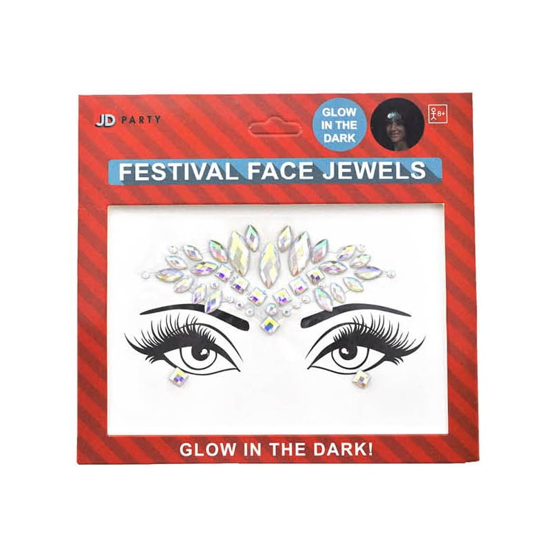 Face Jewels Glow Witch