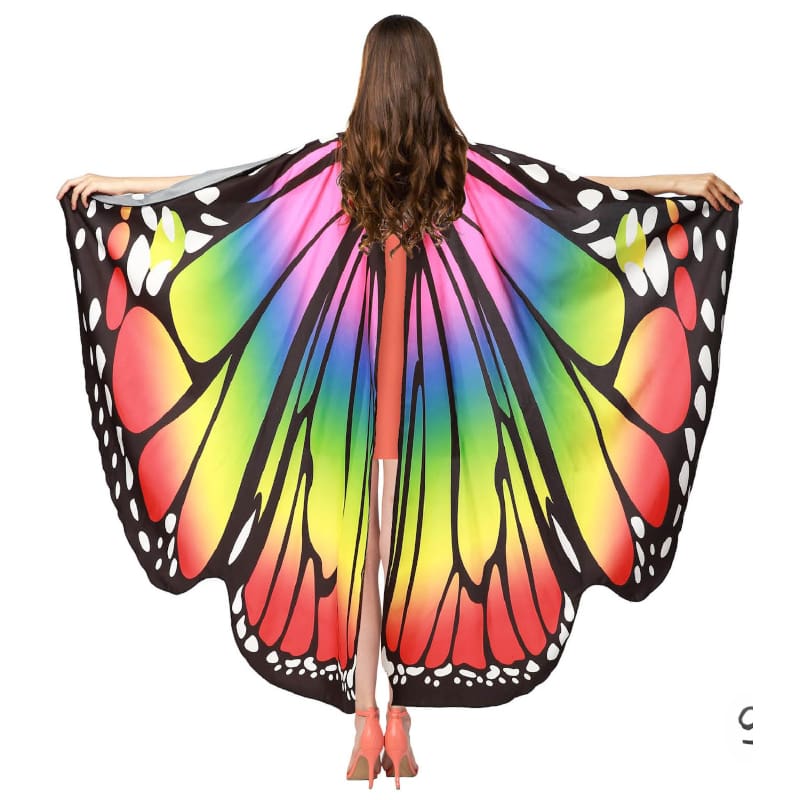 Wings Butterfly Rainbow