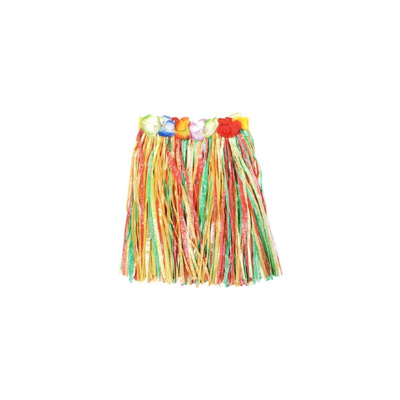 Luau Hula Skirt Multi Short DNR
