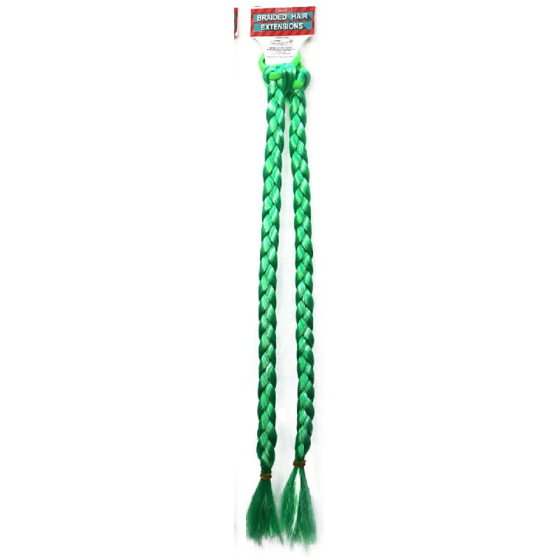 Hair Extensions Braided Lime Green