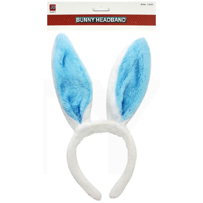 Headband Bunny Ears Blue