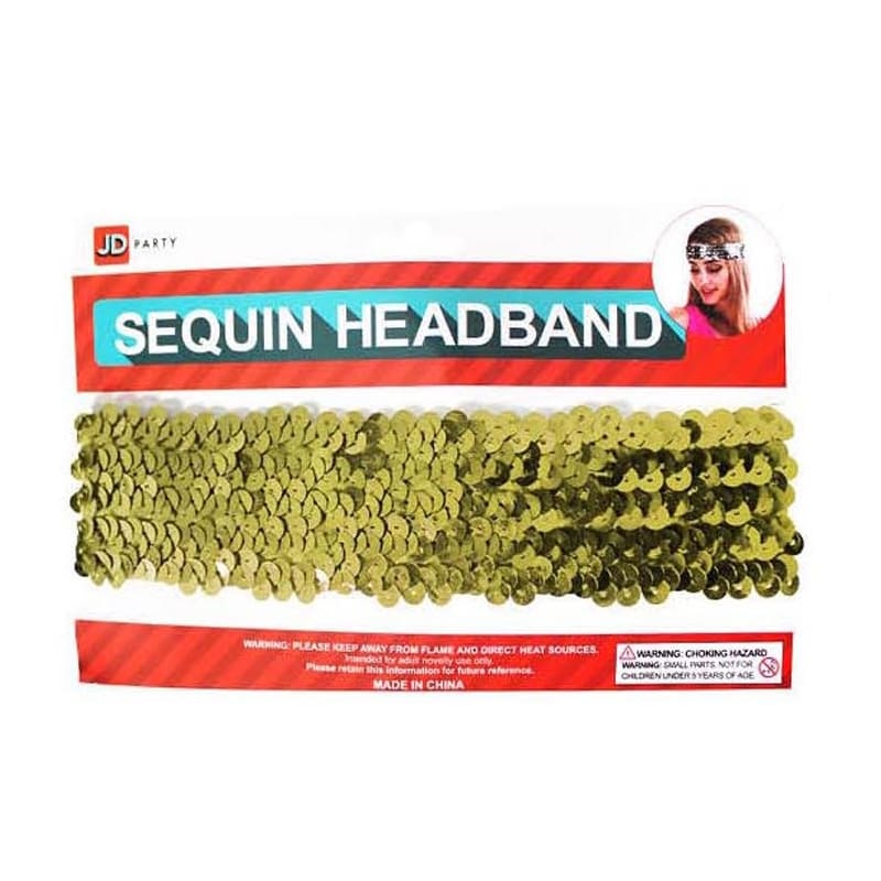 Headband Sequin Gold