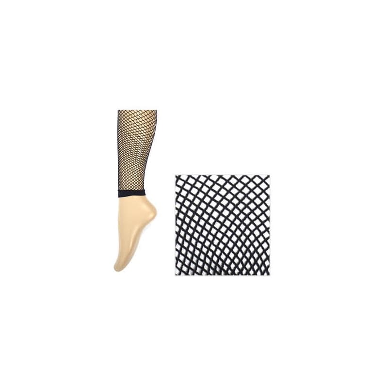 Fishnet Footless Tights Black