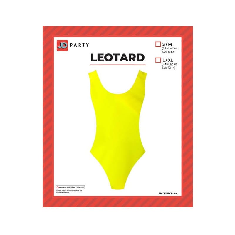 Leotard Neon Yellow SM