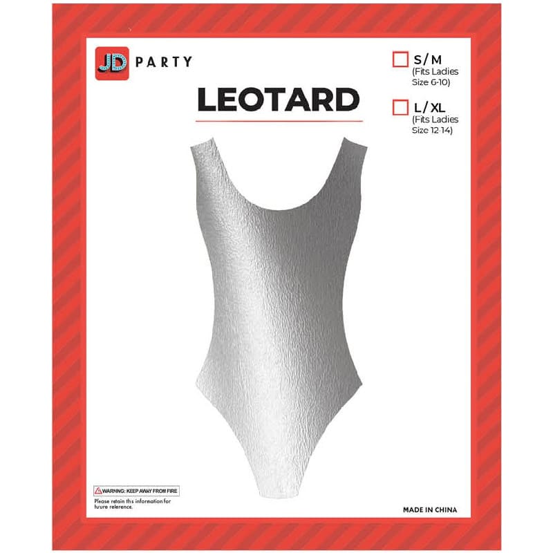 Leotard Metallic Silver SM
