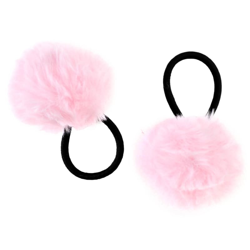 Hair Ties Fury Pom Pom Light Pink
