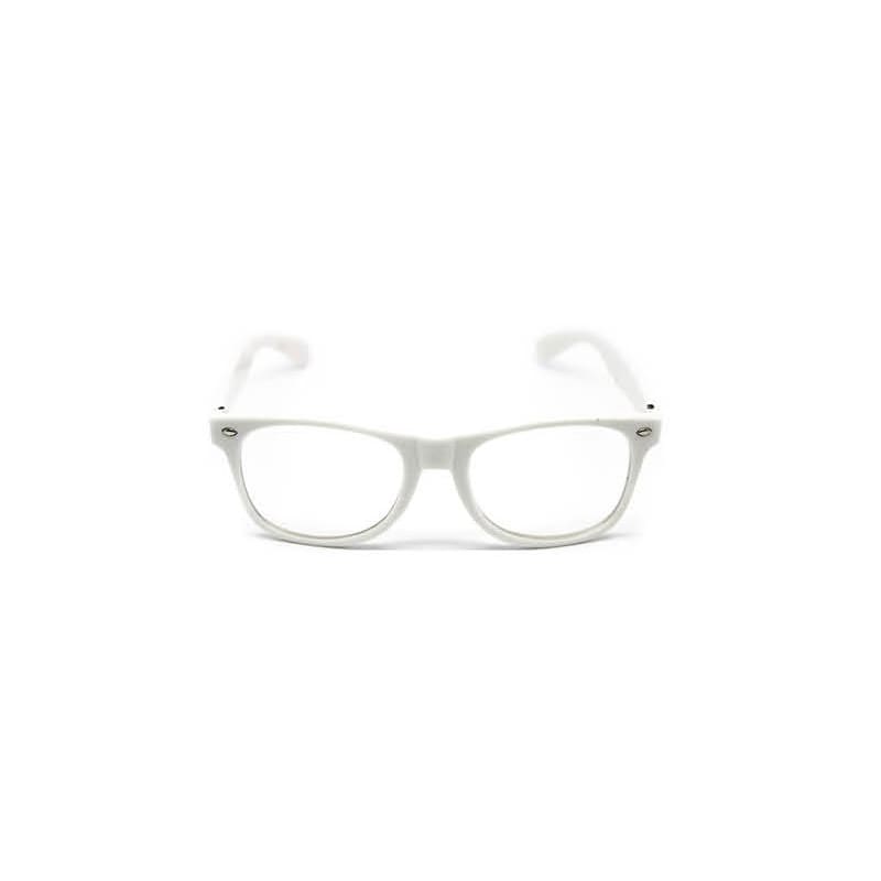 Glasses Wayfarers White