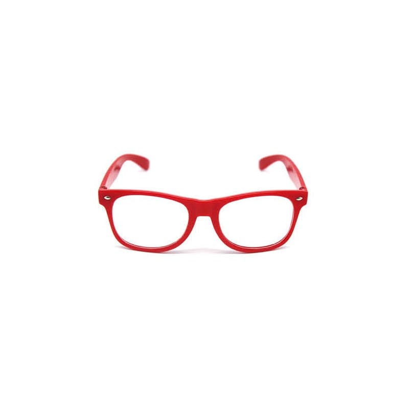 Glasses Wayfarers Red