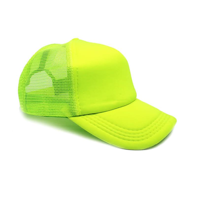 Hat Cap Neon Yellow