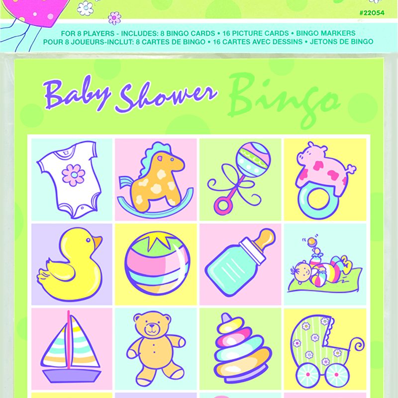 Baby on the Way Bingo for 8