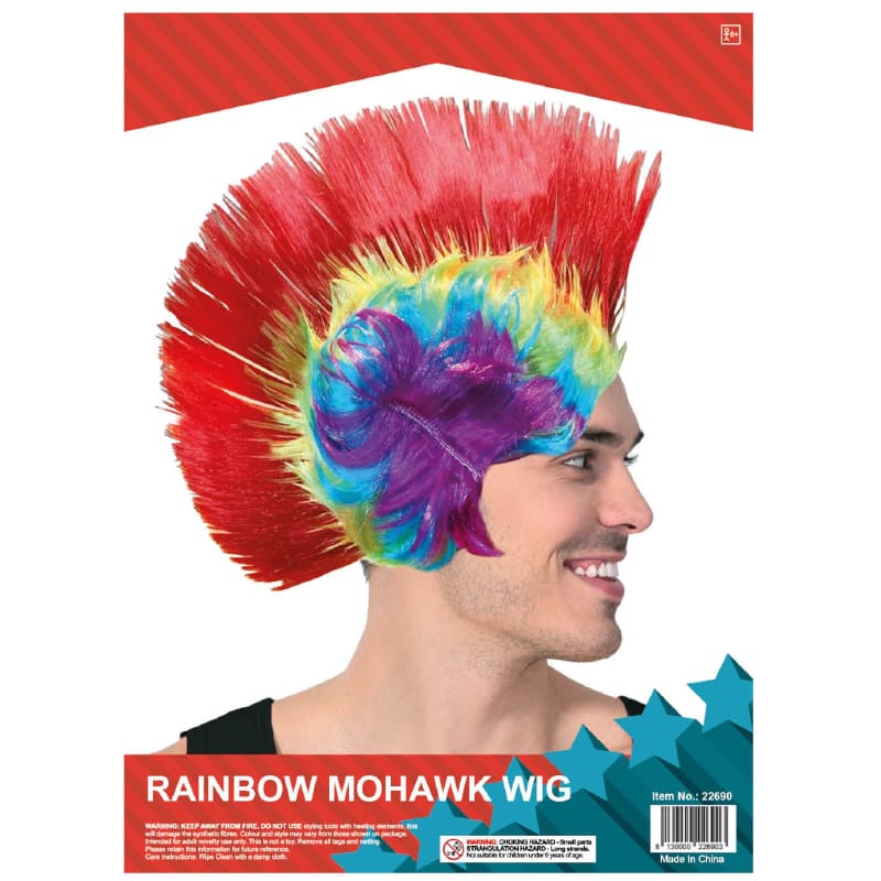 Wig Mohawk Rainbow
