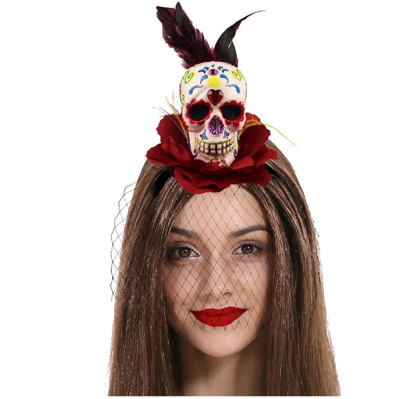 Headband Day of the Dead Skull