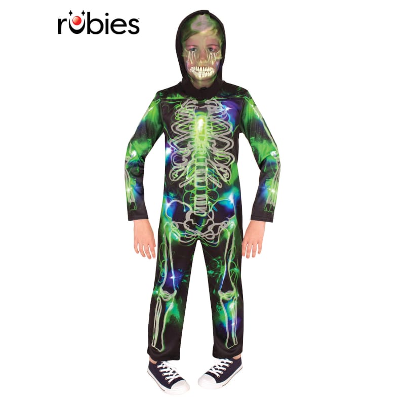 Costume Child Skeleton Spooky Glow 5-6