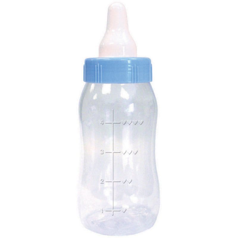 Baby Bottle Bank 28cm Blue