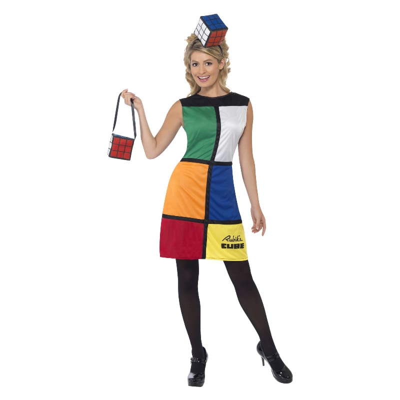 Costume Adult Rubiks Cube Dress M