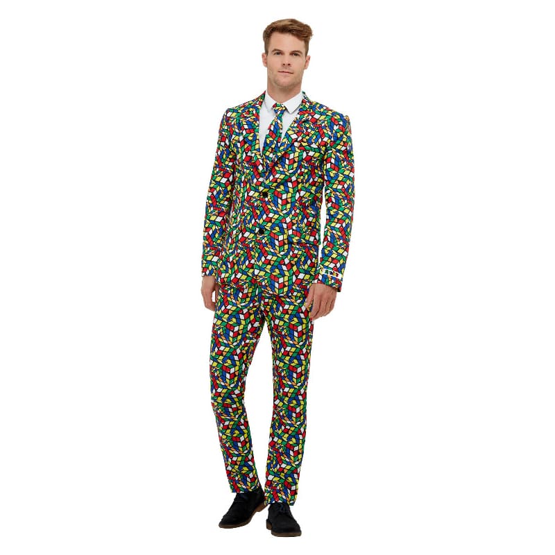 Costume Adult Suit Rubik's Cube XL