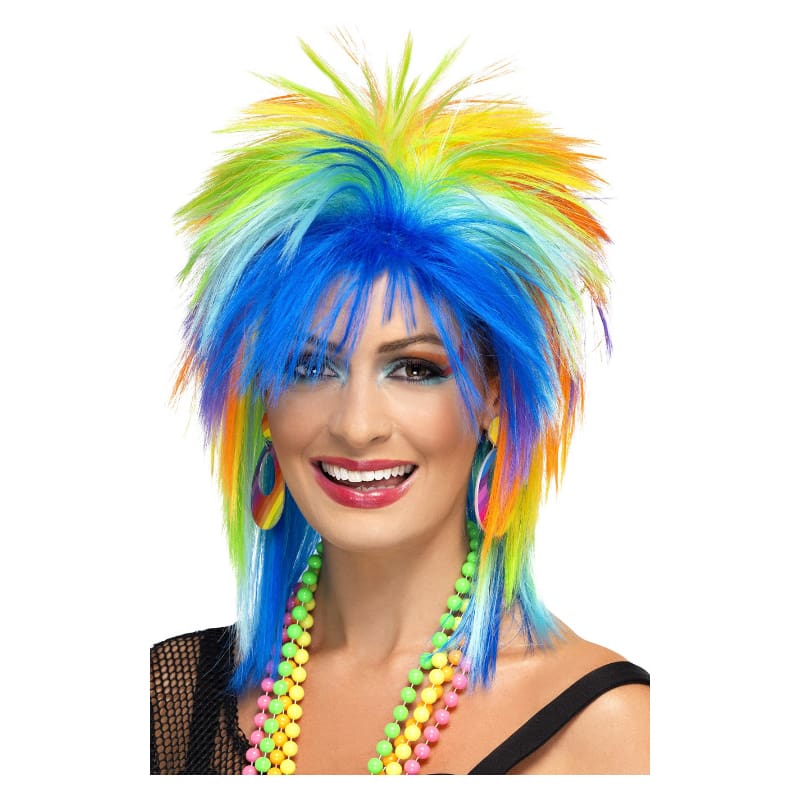 Wig Punk Rainbow 80's