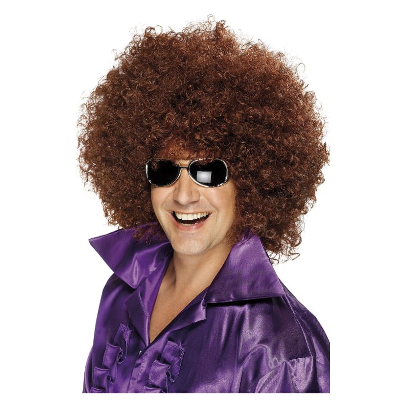 Wig Afro Mega Huge Brown
