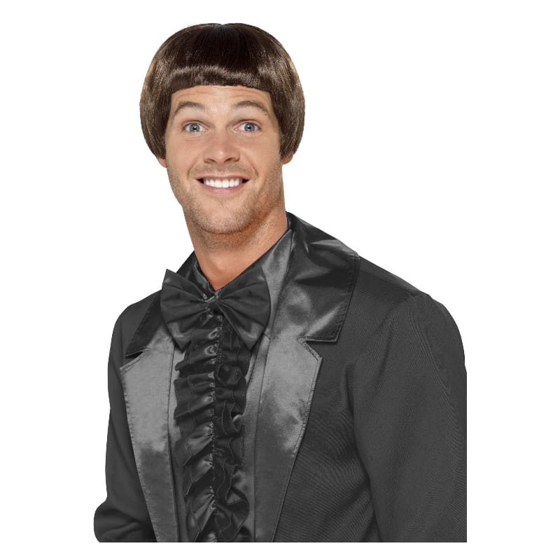 Wig 90's Bowl Cut Brown