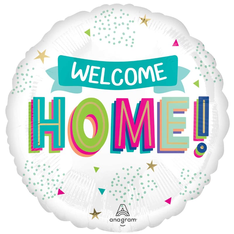 Foil 45cm Welcome Home Banner