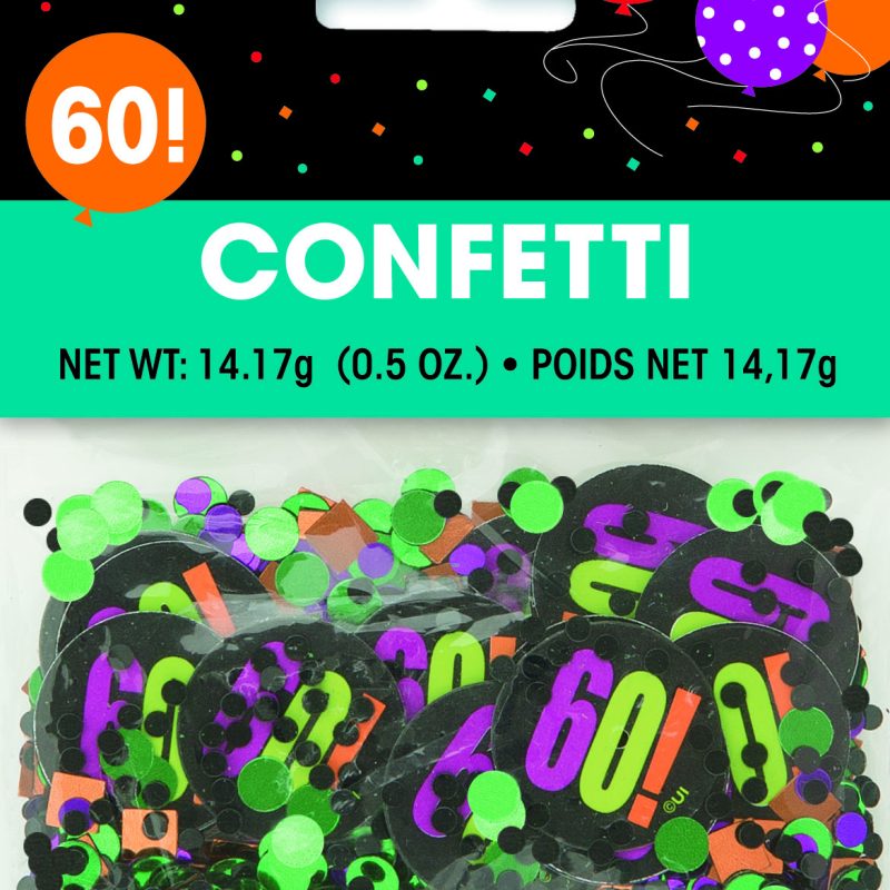 Confetti 60 Birthday Cheer DNR