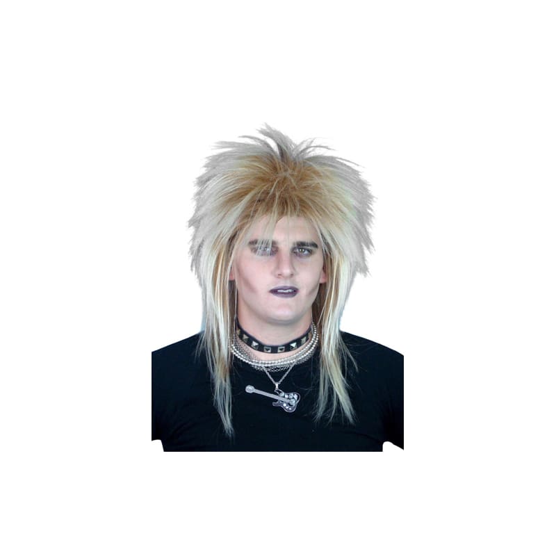 Wig 80's Rock Mullet Blonde Premium DNR