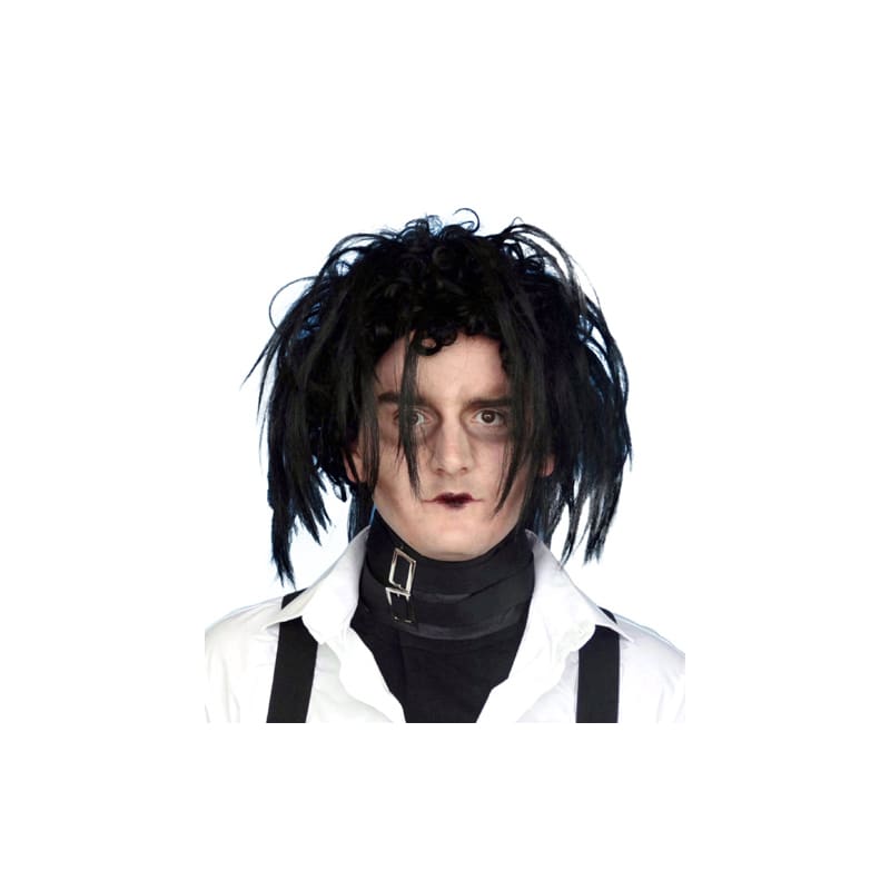 Wig Edward Scissorhand Black Premium DNR