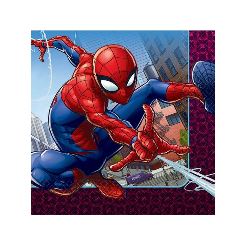 Spiderman Lunch Napkins Pk16