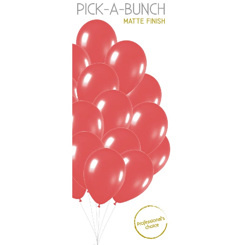 Balloons 30cm Matte Red Pk18 DNR
