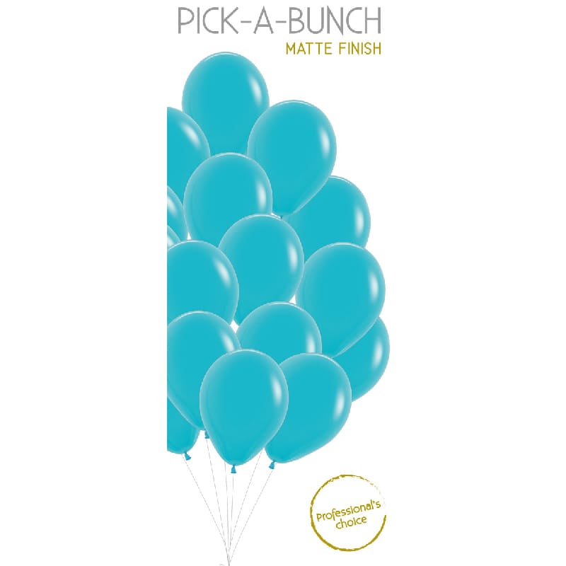 Balloons 30cm Matte Caribbe Blue P18 DNR