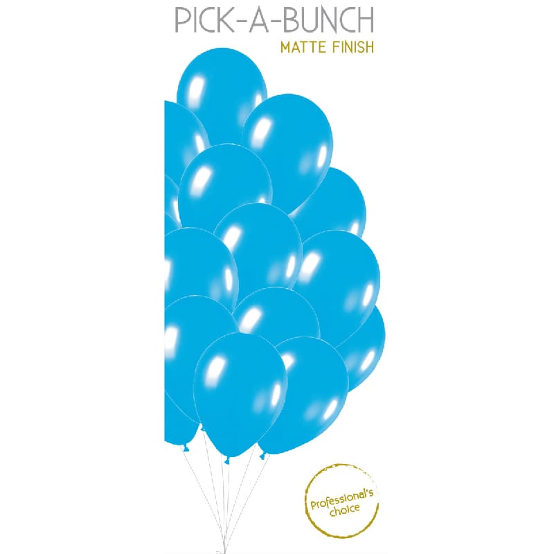 Balloons 30cm Matte Light Blue Pk18 DNR