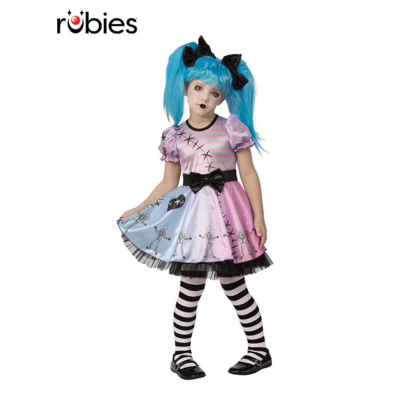 Costume Child Little Blue Skelly M