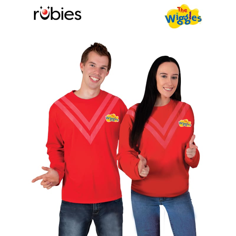 Costume Adult Wiggles Simon Red M