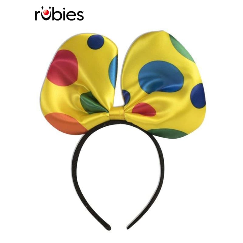 Headband Clown Polka Dot Bow