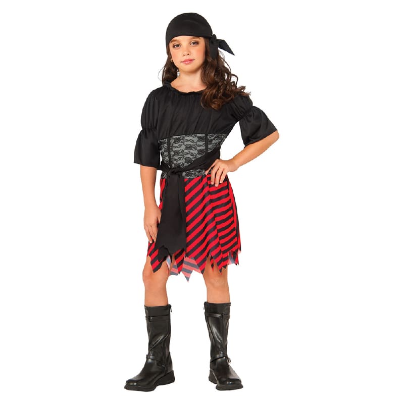Costume Child Pirate Lass Girl 3-5 NLA