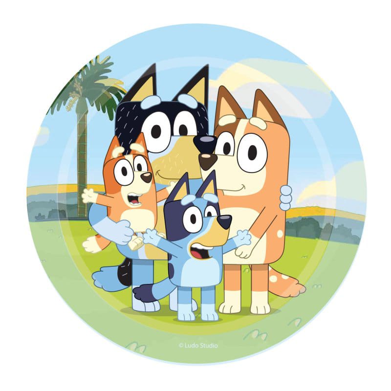 Bluey Lunch Plates Pk8