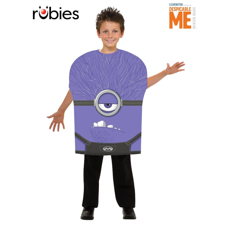 Costume Child Minion Evil Purple Foam M