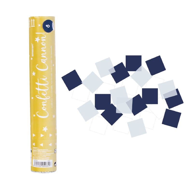 Twist Popper 24cm Blue and White