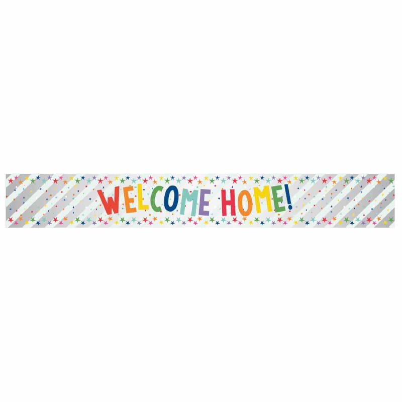 Foil Banner Welcome Home 3.65m
