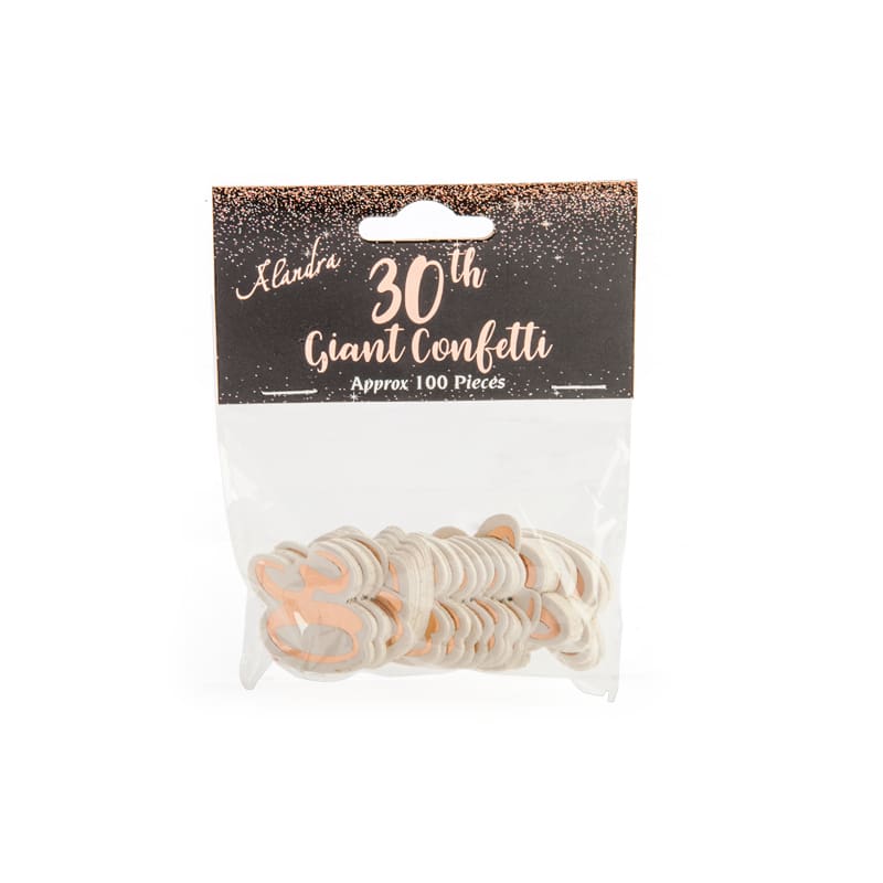 Confetti 30 Rose Gold Giant NLA