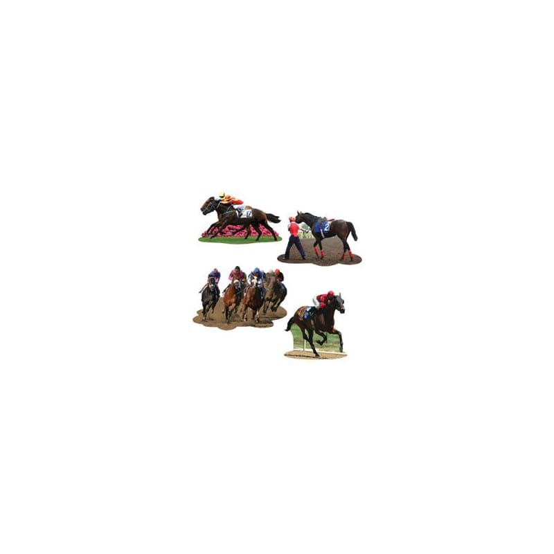 Cutout Horses Pk4