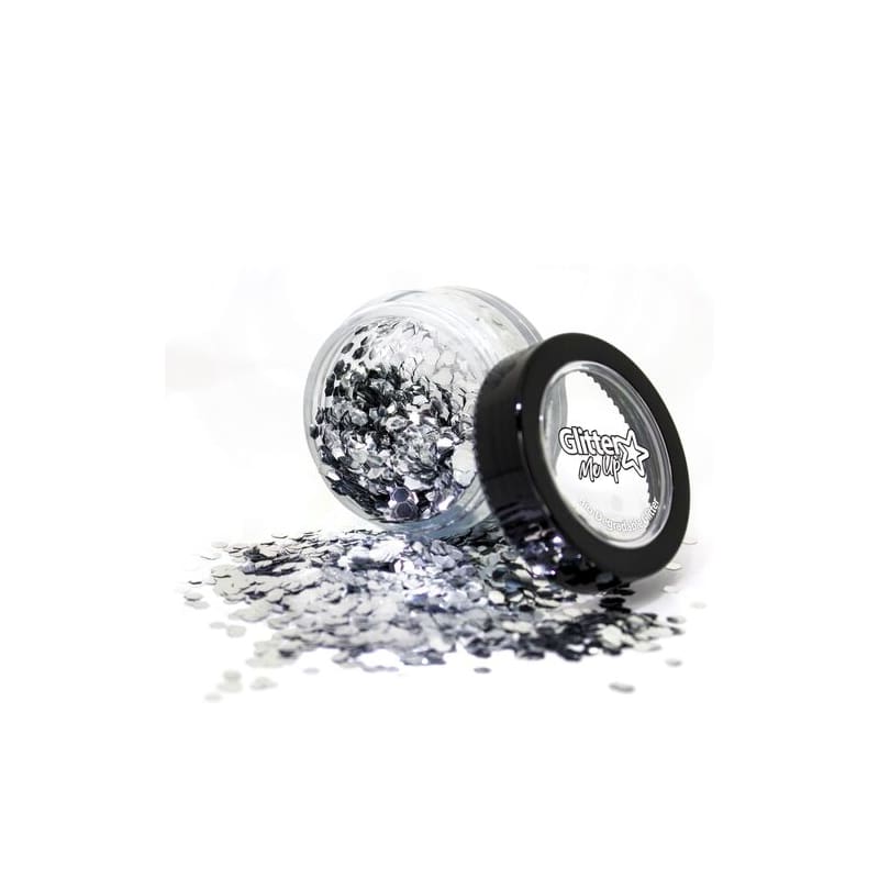 Glitter Chunky Moonstone Silver