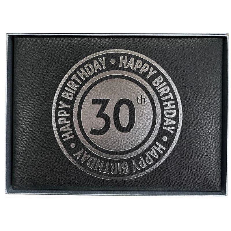 Guest Book 30th Black